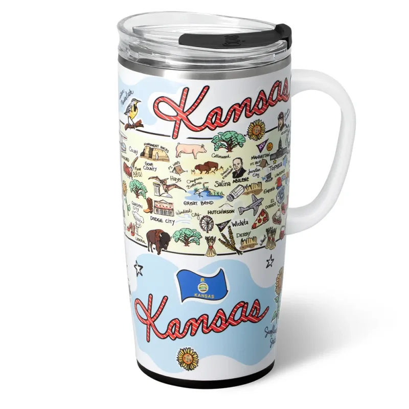 Kansas Travel Mug 22oz