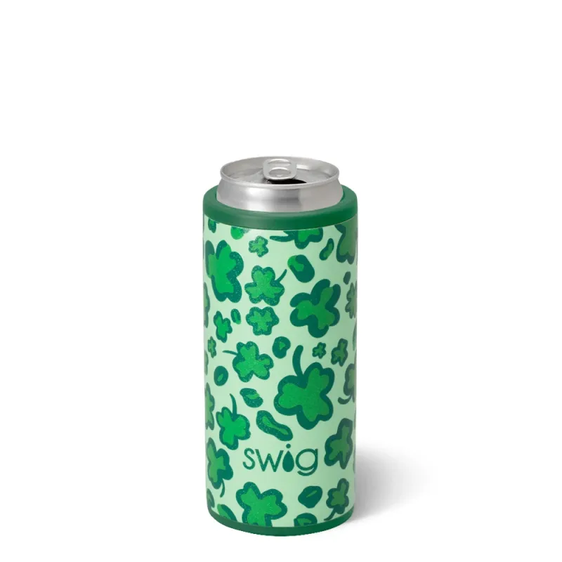 럭키 레오파드 스키니 캔 쿨러 12oz