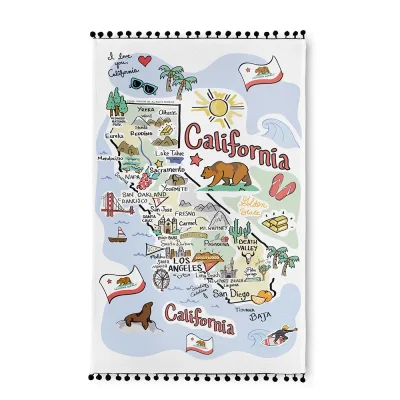 California-keittiöpyyhe
