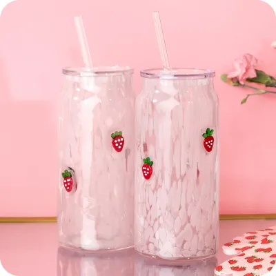 스트로베리 쇼트케이크 참 글라스 23oz