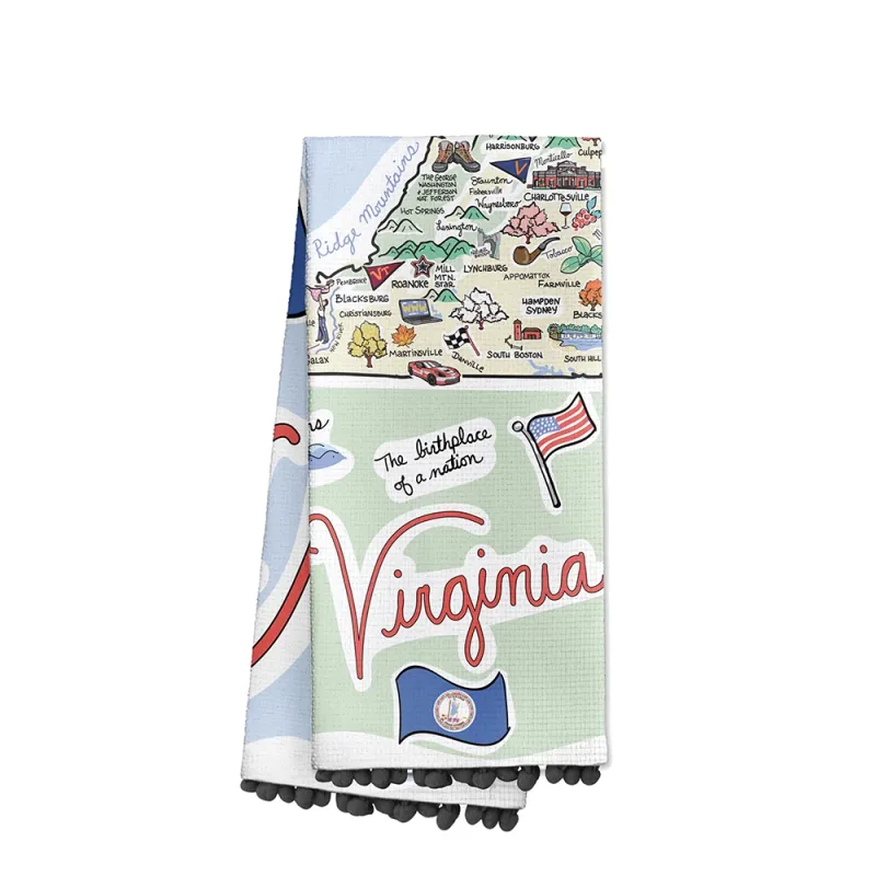 Virginia Tea Towel