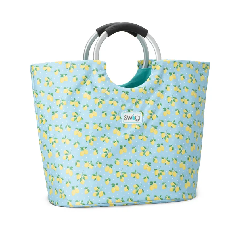 Lemon Meringue Loopi Tote Bag