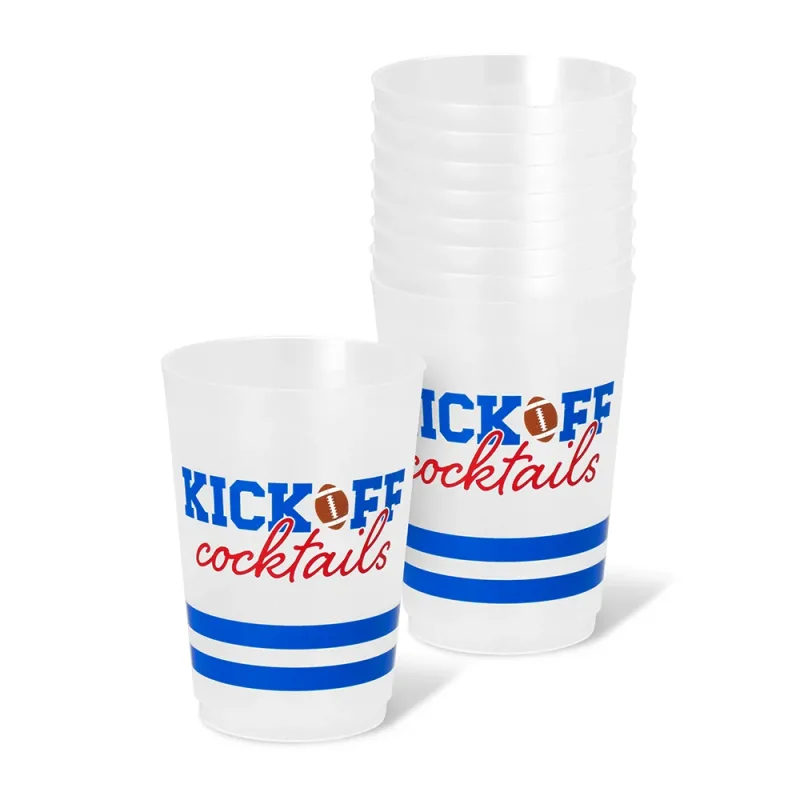 Kickoff Cocktails Royal + Red Frost Flex Cup 20oz (8개 세트)