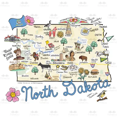 North Dakota Mega Mug 40oz