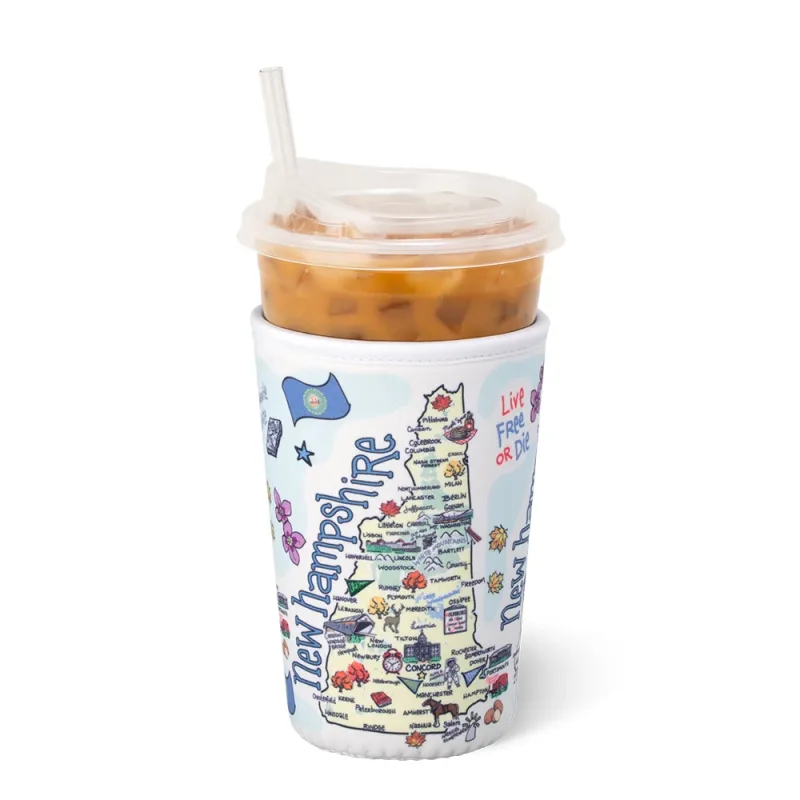 New Hampshire Medium Iced Cup Coolie