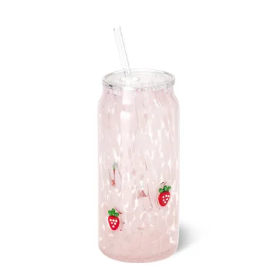 스트로베리 쇼트케이크 참 글라스 23oz