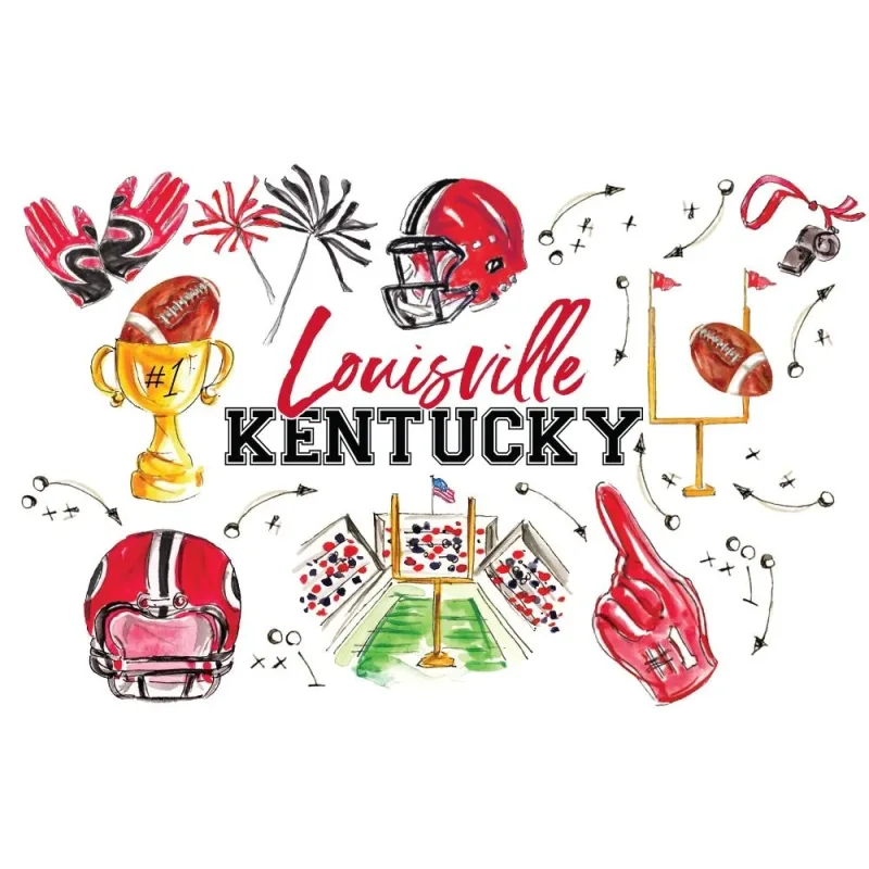 Tailgates in Louisville 프로스트 플렉스 컵 20oz (8개 세트)