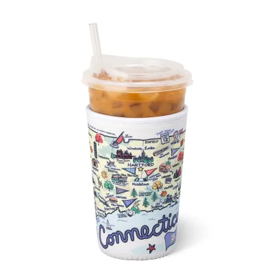 Connecticut Medium Iced Cup Coolie