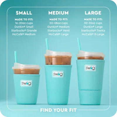 Maroon Medium Iced Cup Coolie