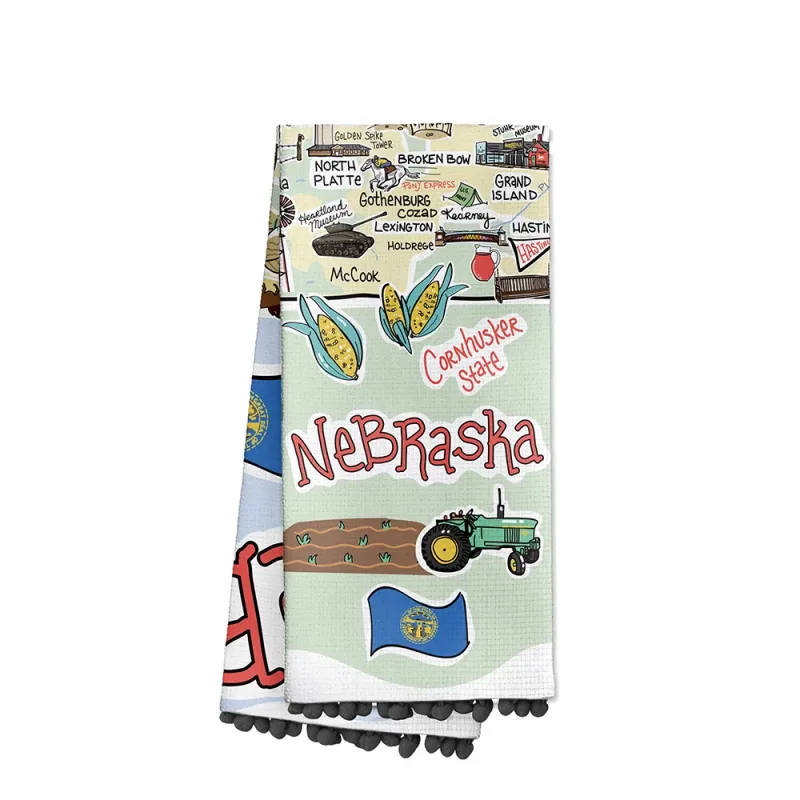 Nebraska Tea Towel