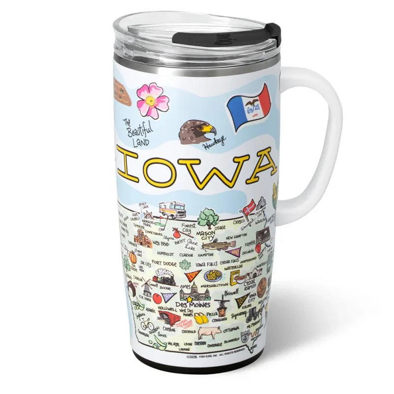 Iowa Travel Mug 22oz
