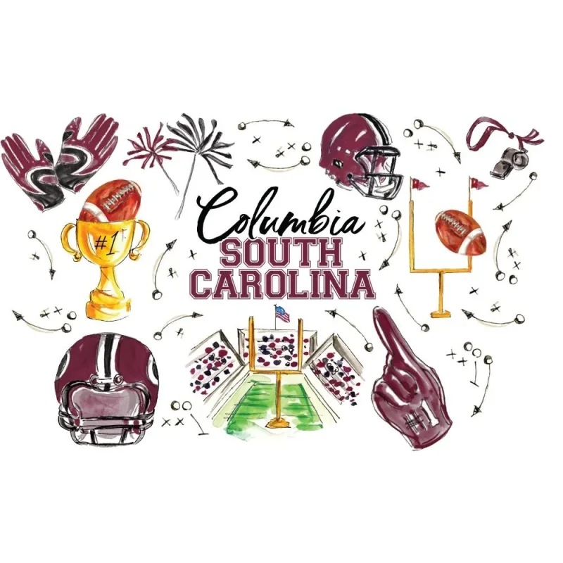 Columbia, SC 테일게이트 프로스트 플렉스 컵 20oz (8개 세트)