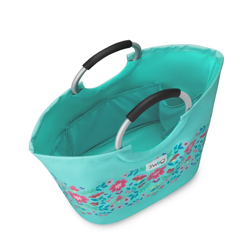 Bolsa tote Loopi Flora Azul