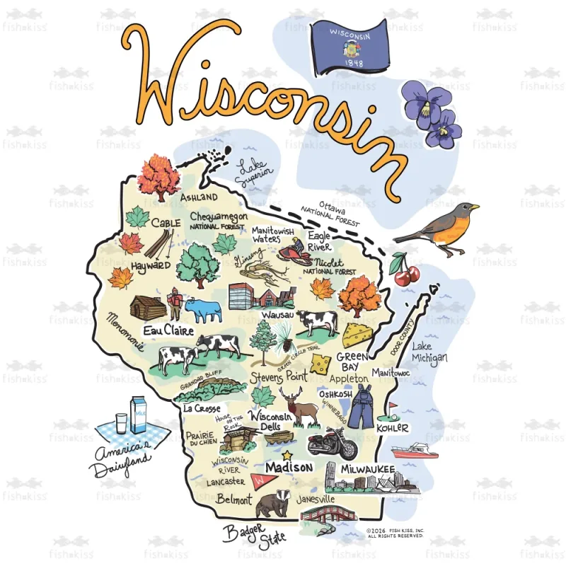 Wisconsin Party Cup 24oz
