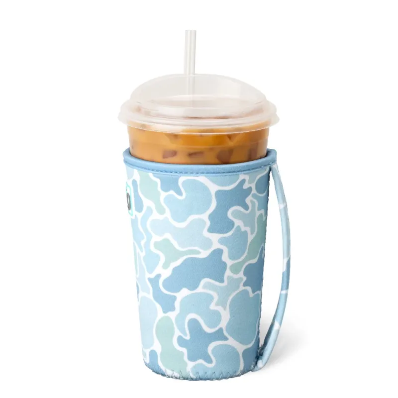 Saltwater Camo Medium Iced Cup Coolie