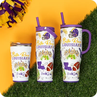Tailgates in Baton Rouge Mega Mug 40oz