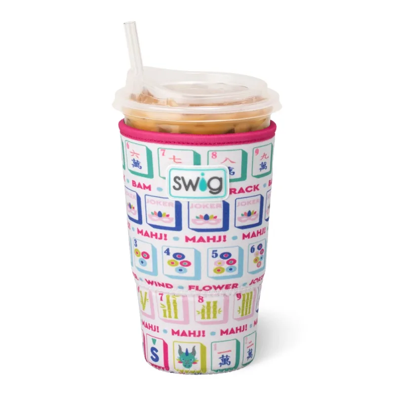 Mahjong Tiles Large Iced Cup Coolie