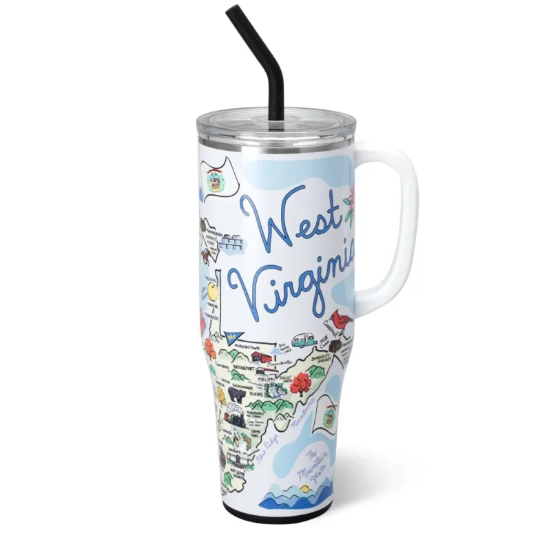 Mega Mug West Virginia 40oz