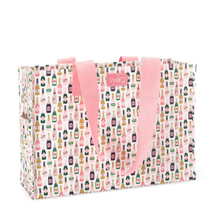 Saco de presente reutilizável grande Bubbly