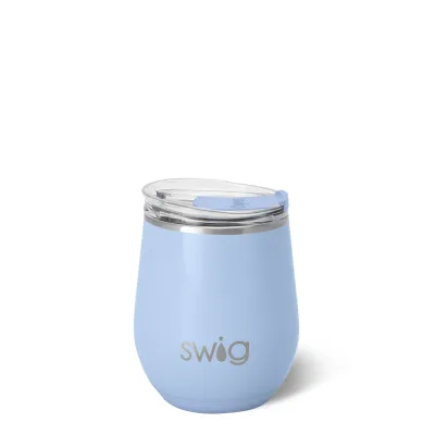 Copo de Vinho sem Pé Shimmer Periwinkle 12oz